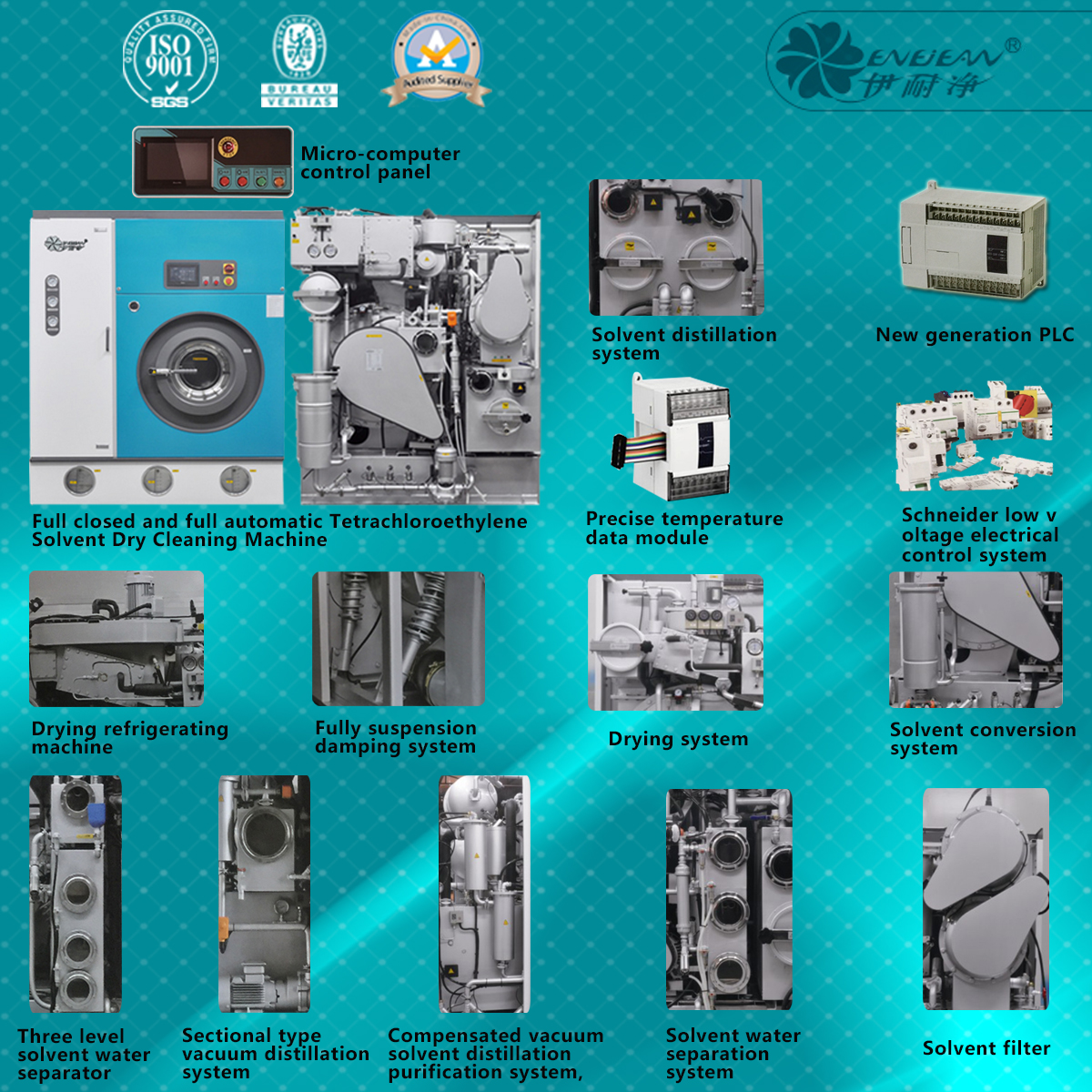 四氯乙烯干洗機封閉干洗機(效節能型)